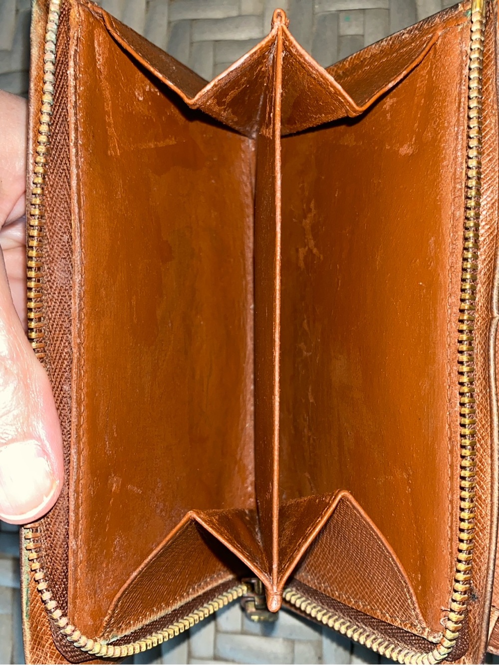 Louis Vuitton Brown Monogram Canvas Compact Wallet with Gold Hardware - Picture 7 of 14